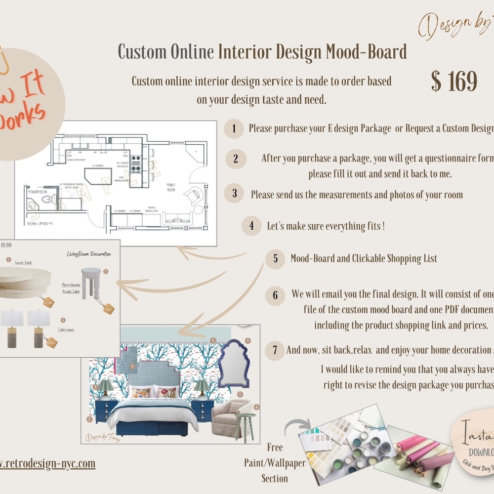 Virtual Interior Design Service